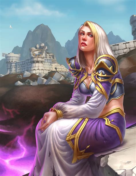 Jaina crying (fan art) (x-post /r/Hearthstone, felt like it belonged ...