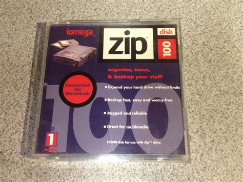 Iomega Zip 100 Disk MAC Formatted For Zip Disk Drives | Etsy