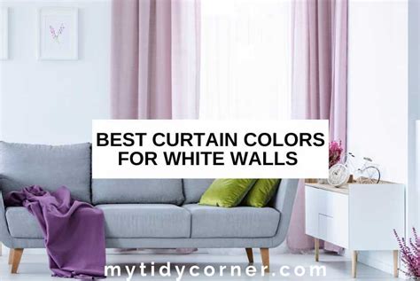 11 Best Curtain Colors for White Walls