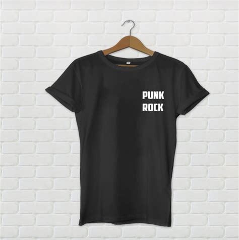 Punk Rock T-shirt Unisex Music Genre Classic Rock Tops | Etsy