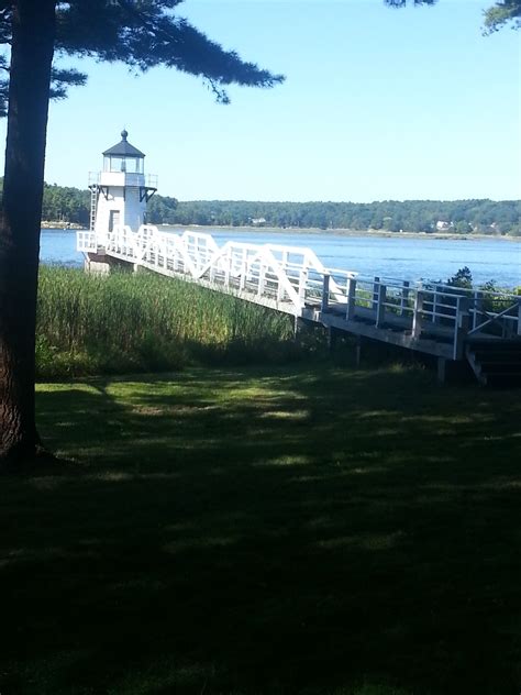 Doubling Point Lighthouse - Arrowsic Island Maine | Bay bridge, Tower ...