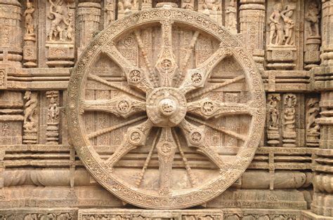 Konark Sun Temple 4th Wheel | Ashoka chakra, Ancient symbols, Ancient india