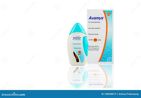 Avamys Nasal Spray Suspension. Fluticasone Nasal Spray Bottle. Steroid ...