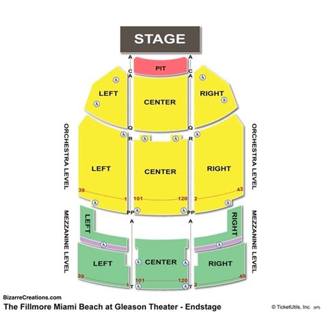 Fillmore Theater Seating Chart - Theater Seating Chart