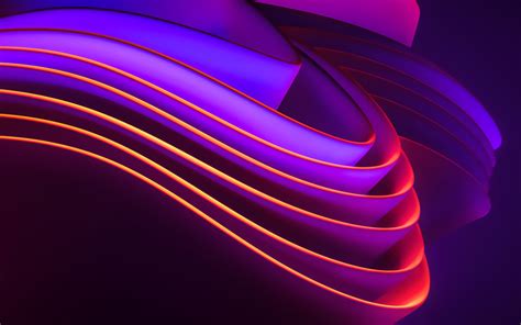 1280x800 Resolution Purple Glowing Wave 4K Windows 11 1280x800 ...