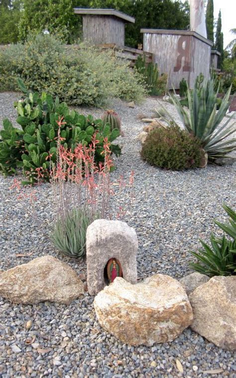 A simple but elegant combination of xeriscaping and hardscaping from ...