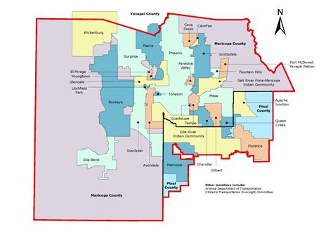 Map Of Maricopa County Arizona - Maps For You