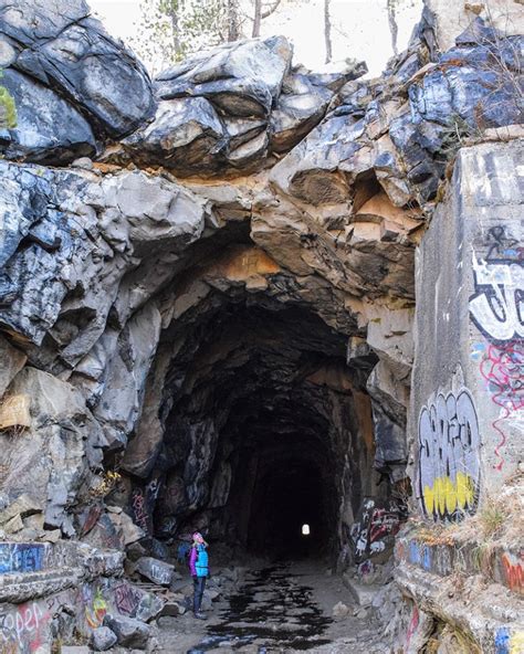 Hiking the Historic Donner Pass Train Tunnels in Truckee, CA | Tahoe Trail Guide