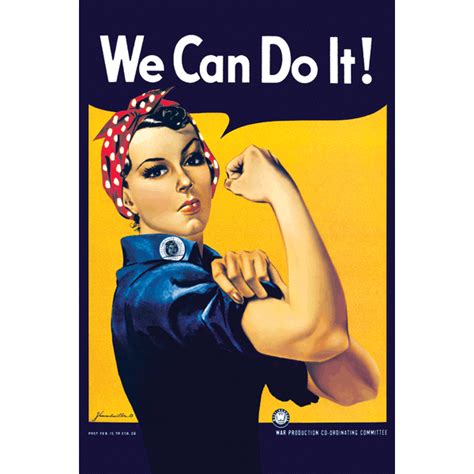 Rosie the Riveter Poster | MightyToy.com