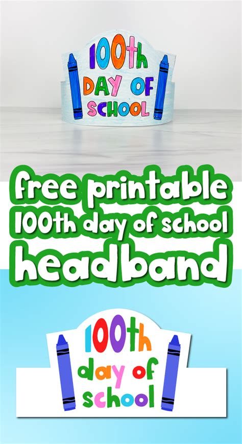 100 Days Of School Headband Printable [Freebie]