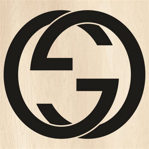 Gucci GG Black Logo SVG | Gucci Logo PNG