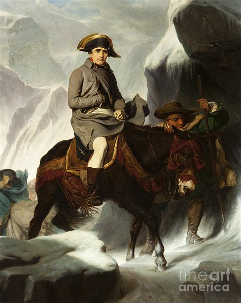 Bonaparte Crossing the Alps Painting by MotionAge Designs - Fine Art ...