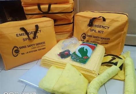 Hazmat Spill Kit, Container Size: 50 L, Rs 2700/kit Shree Safety Services | ID: 10745159662