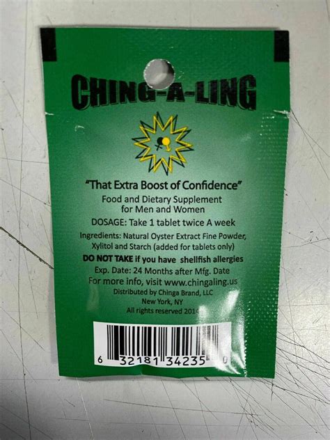 Ching-A-Ling Herbal Sexual Oyster Extract Pills