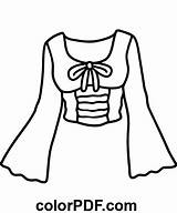 Fashion Vibes Blouse – Coloring Pages And Books In PDF sketch template