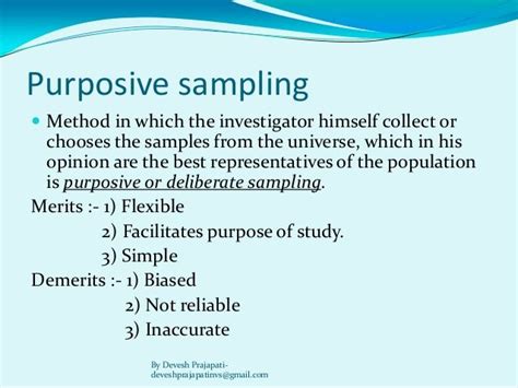 What is Purposive Sampling - RoninafeHenson