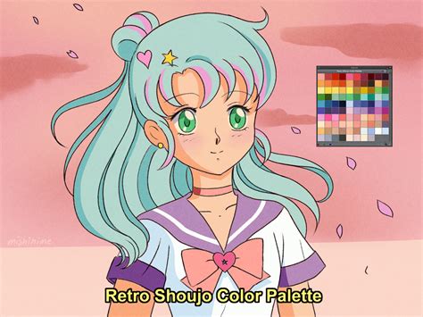 Retro Shoujo Color Palette (Download) by mishihime on DeviantArt