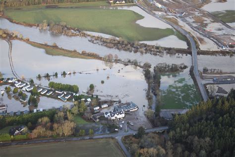 In Pictures: Aerial photographs show scale of flooding near Aberdeen ...