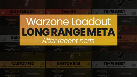 The New Warzone Long Range Meta Post-October 23 Nerfs! | Warzone Loadout