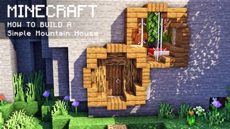 Minecraft: How To Build a Simple Mountain House - YouTube