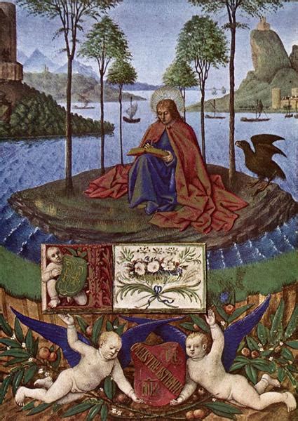 John on Patmos, 1452 - 1460 - Jean Fouquet - WikiArt.org