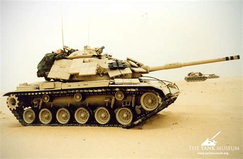 A US Marine Corps M60A1 during the Gulf War of 1990-91. Military Armor, Military Police, Usmc ...