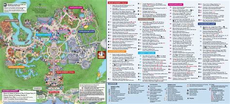 Printable Map Disney Springs Inspirational Magic Kingdom Park Map Walt ...