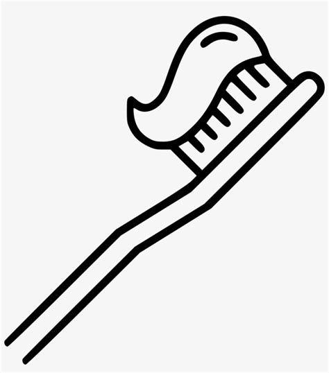 Download Toothbrush - - Toothbrush Clipart Black And White | Transparent PNG Download | SeekPNG