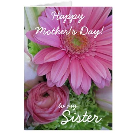 Happy Mother's Day-SISTER! Cards | Zazzle