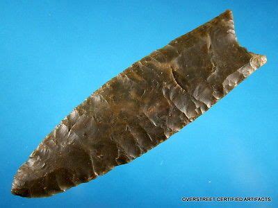 Very Fine Authentic Kentucky Sonora Flint Clovis Indian Arrowheads Artifacts | Indian artifacts ...