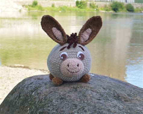 Amigurumi Donkey. Plush toy. Crochet pattern. - Photos and pictures