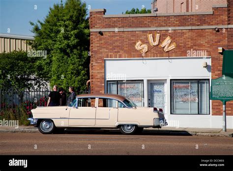 Sun Studios in Memphis Tennessee. Elvis Presley recorded his first Stock Photo, Royalty Free ...