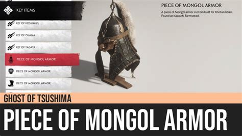 Ghost of Tsushima: Piece of Mongol Armor