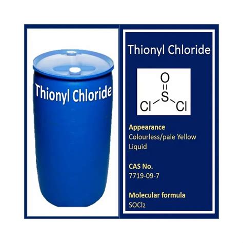 Thionyl Chloride at Rs 25/kg | Sulfurous dichloride in Hyderabad | ID: 27431346497