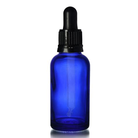 30ml Blue Dropper Bottle with Glass Pipette - GlassBottles