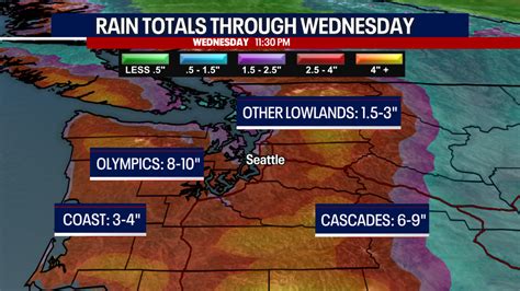 Seattle weather: Heavy rain and flooding likely in Western Washington ...