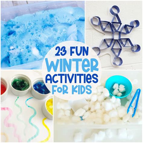 Winter Activities for Kids - Messy Little Monster