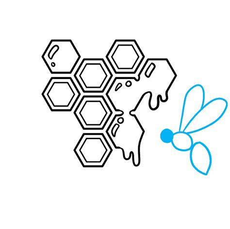 How to Draw a Honeycomb - Really Easy Drawing Tutorial