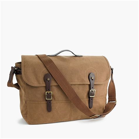 J.Crew: Waxed Canvas Messenger Bag