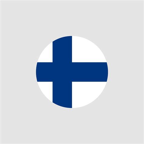 National Finland flag, official colors and proportion correctly. Vector ...