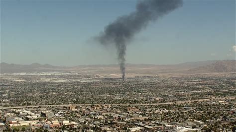 Car fire reported in northeast Las Vegas valley