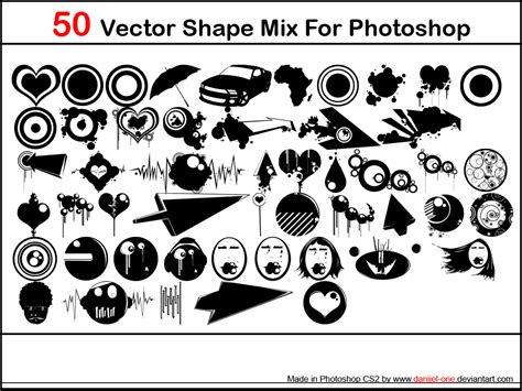 2500+ Free Custom Photoshop Shapes | Inspirationfeed