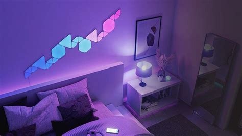 Nanoleaf, Shapes Mini Triangles Starter Kit, 5 Light Panels, White - eXtra Saudi