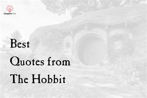 Great Quotes from The Hobbit