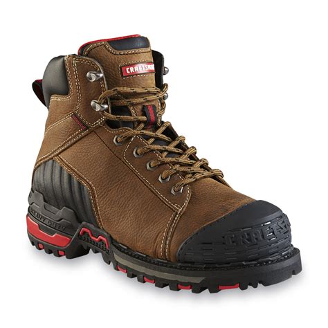 Craftsman Men's 6" Waterproof Steel Toe Work Boot - Brown/Black