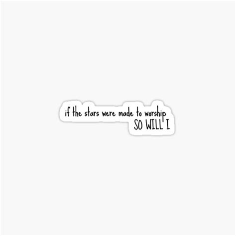 "so will I " Sticker for Sale by kmccabe319 | Redbubble