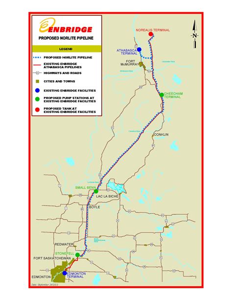 Enbridge Pipeline System Map