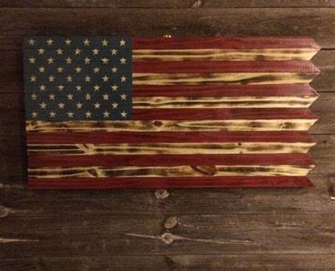 Rustic Wood Flag Rustic American Flag Wooden American Flag | Etsy