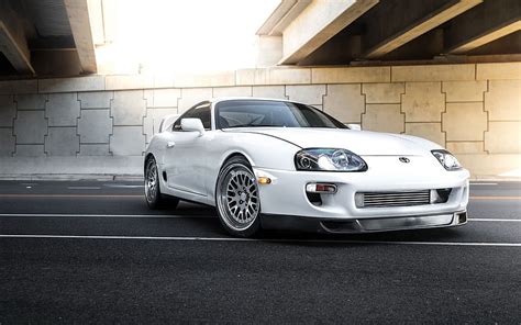 1920x1080px, 1080P free download | Toyota Supra, MKIV, white sports ...