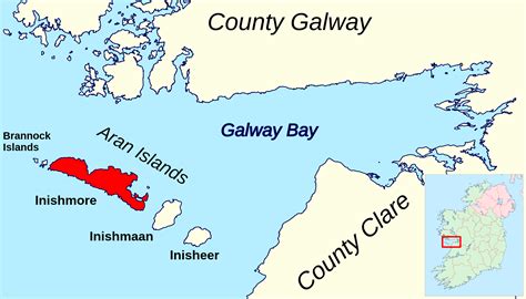 Map: Inishmore, Aran Islands | Dickinson College Commentaries